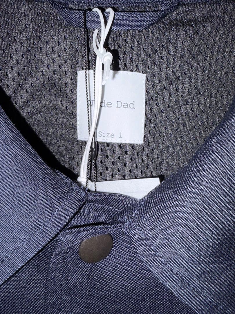 【ダークネイビー】 Wide Dad COACH JACKET 2026SS！