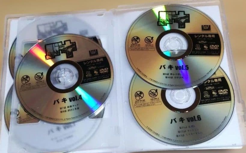 バキ/大擂台賽編【DVD】全18巻セット