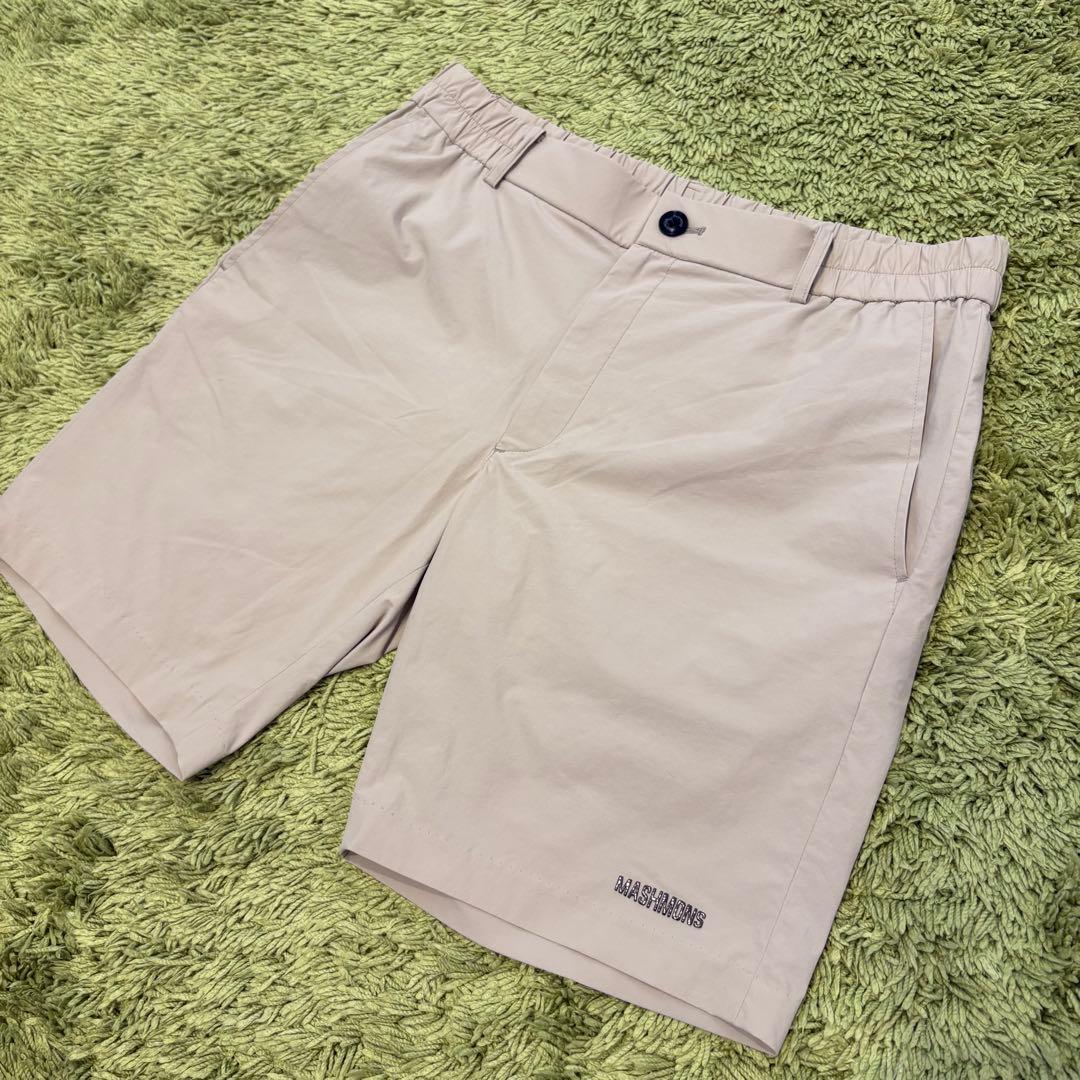 MASHMONS マシュモンズ ゴルフパンツ ハーフパンツ ベージュ系 Mサイズ