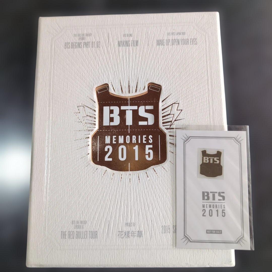 BTS MEMORIES OF 2015 DVD 日本語字幕 磁気カード 正規品