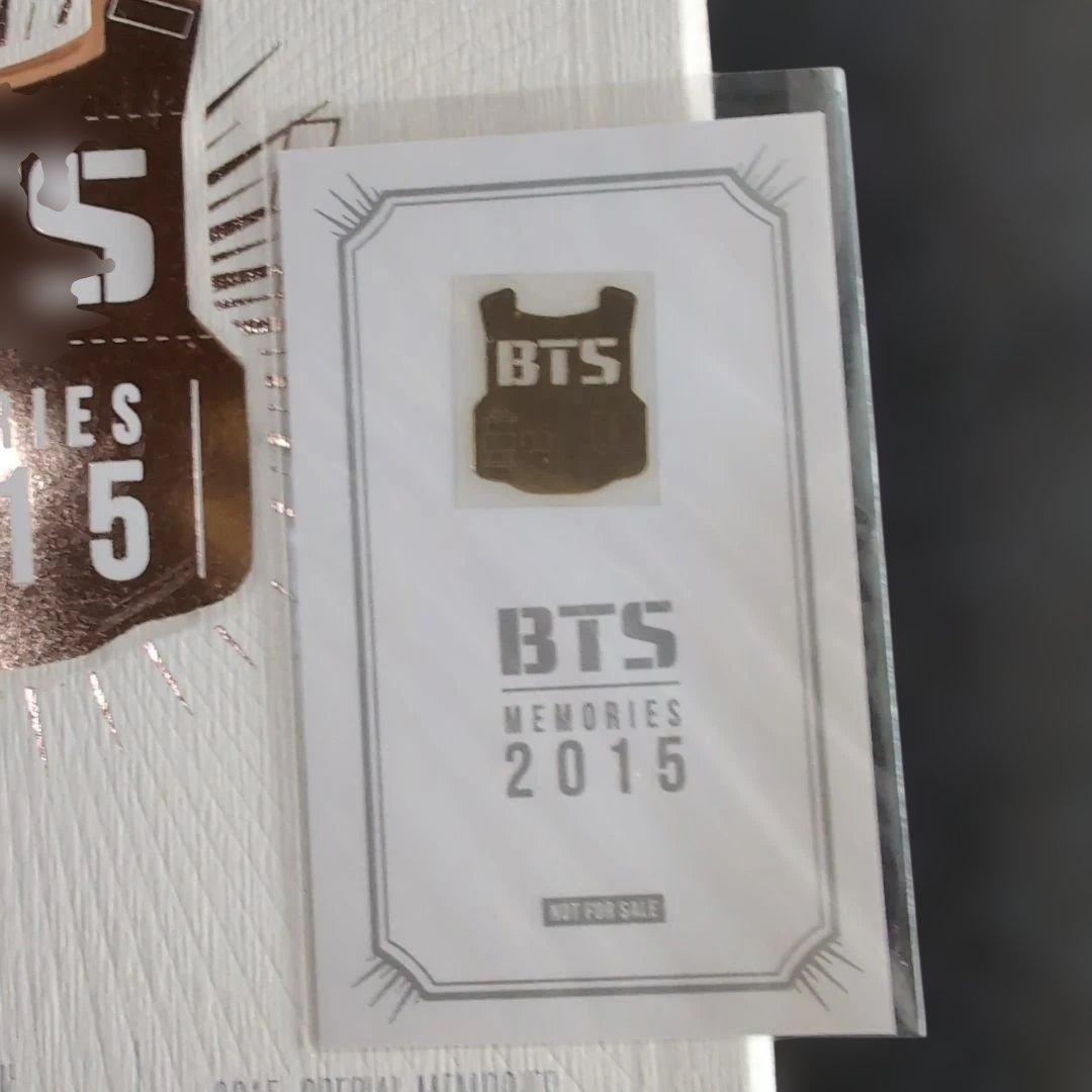 BTS MEMORIES OF 2015 DVD 日本語字幕 磁気カード 正規品