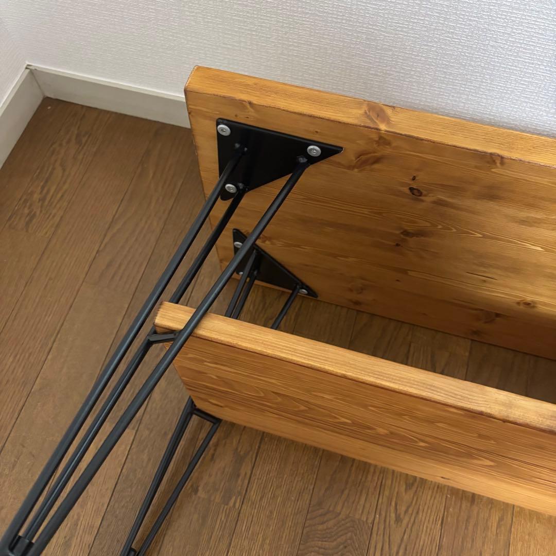 LOWYA 天然木 センター ローテーブル 幅85cm
