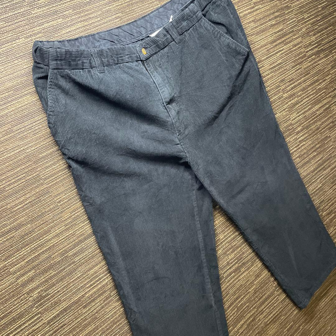 KINGSIZE W46 ブラック　コーディロイパンツ　古着　Y2K