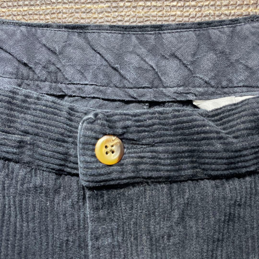 KINGSIZE W46 ブラック　コーディロイパンツ　古着　Y2K