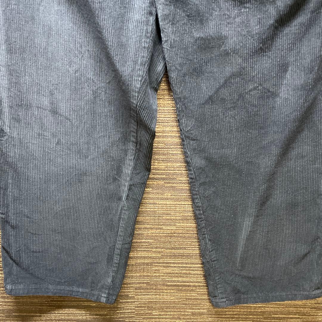 KINGSIZE W46 ブラック　コーディロイパンツ　古着　Y2K