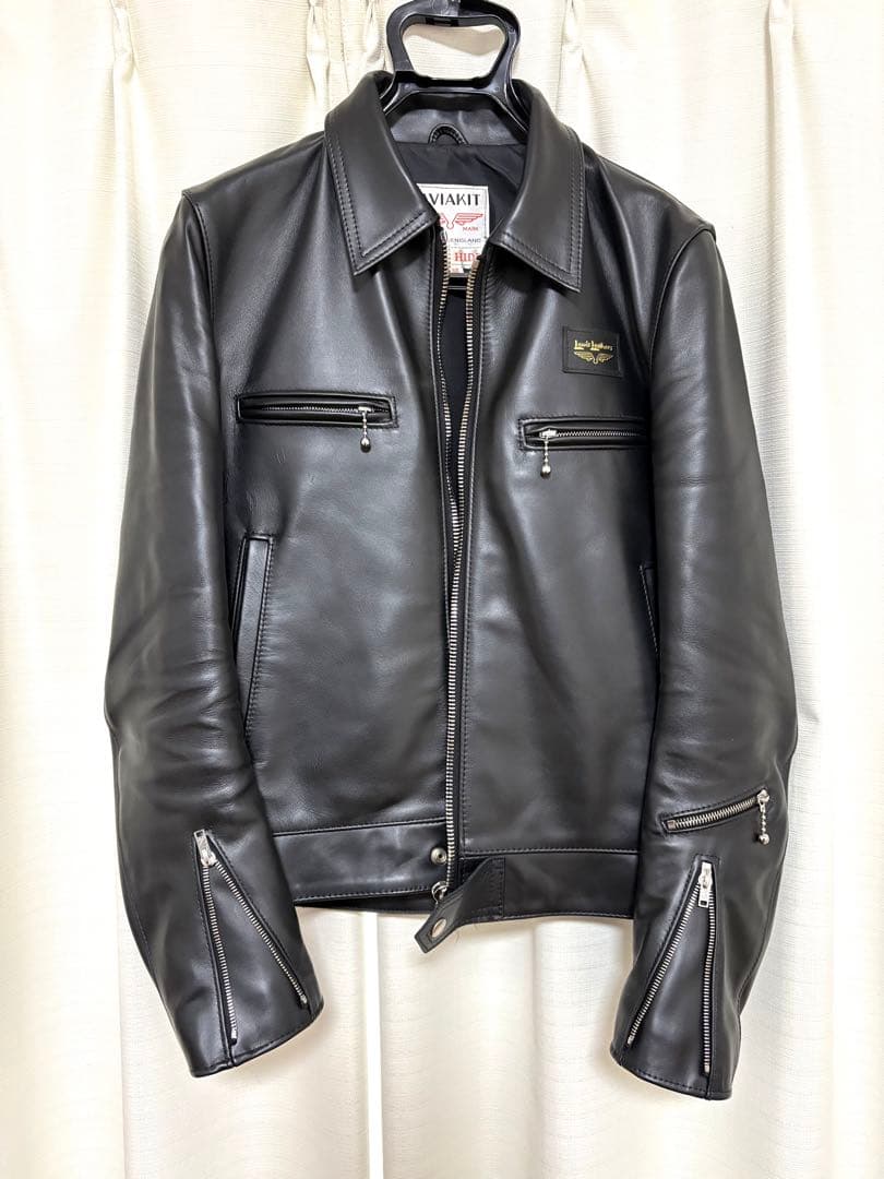 Lewis Leathers ドミネーター タイトフィット 38 ブラック