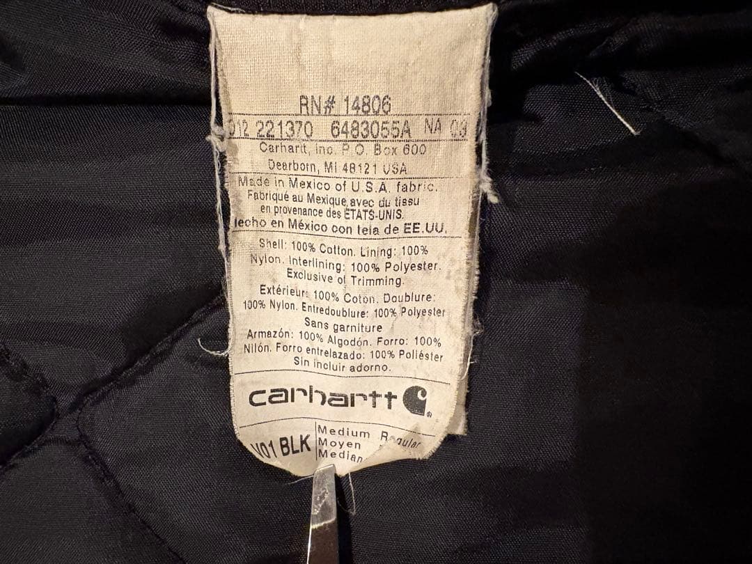 カーハート　Carhartt ベスト ブラック