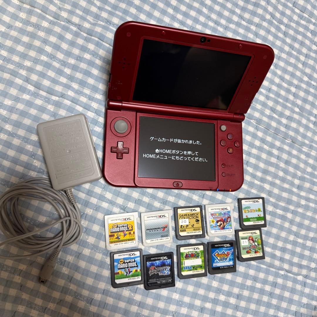 ニンテンドー3DS レッド + ゲームソフトセット