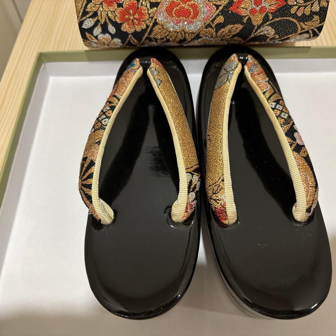 ✴︎お値下げ✴︎【中古】和装草履バッグセット