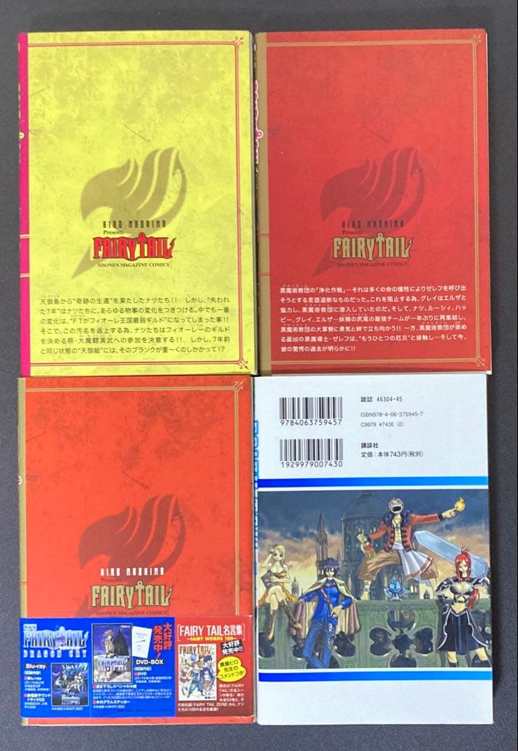 フェアリーテイル　特装版＋限定版＋エルザベアブリック＋フェアリーガールズ＋プラス