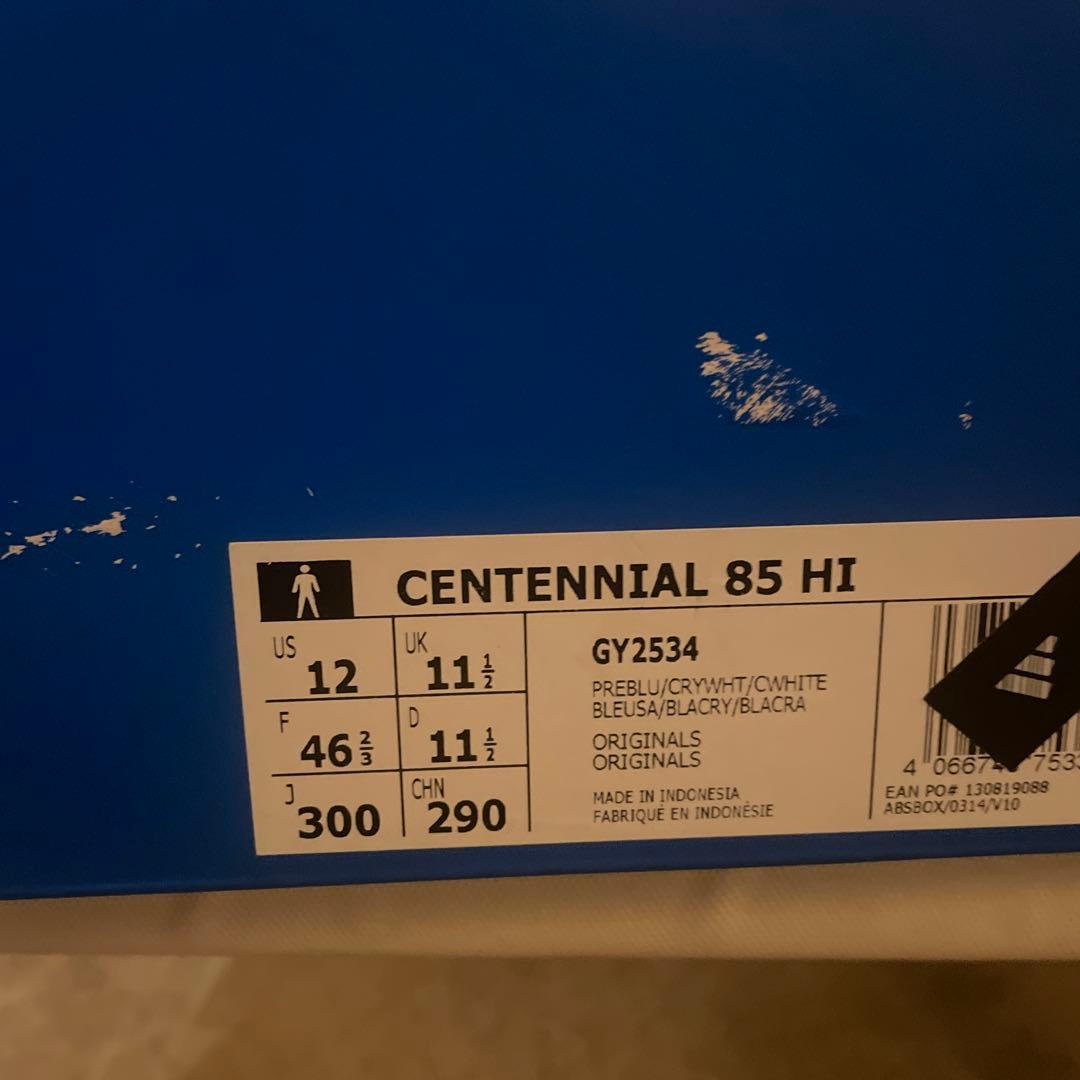 シューズ(男性用) adidas CENTENNIAL 85 HI 30cm