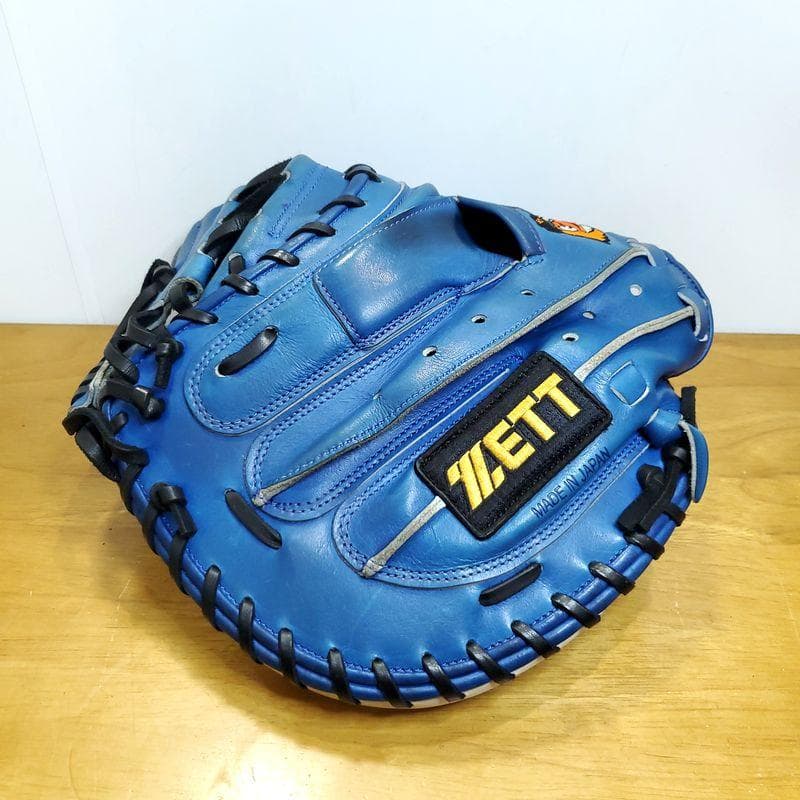 ZETT プロ支給品 山崎勝己 H-62 キャッチャーミット 硬式グローブ