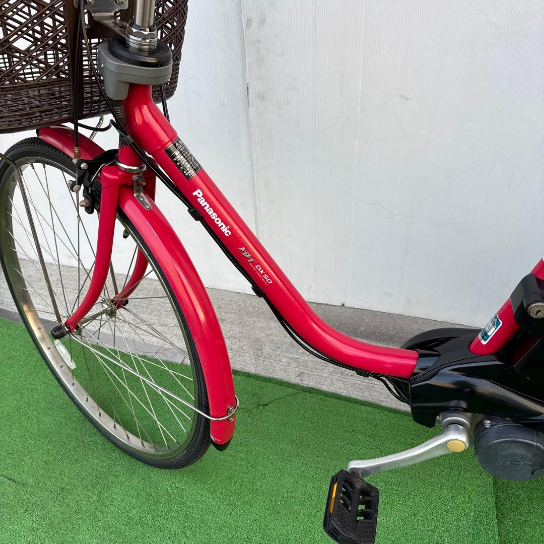 Panasonicパナソニック電動アシスト自転車26インチ レッド