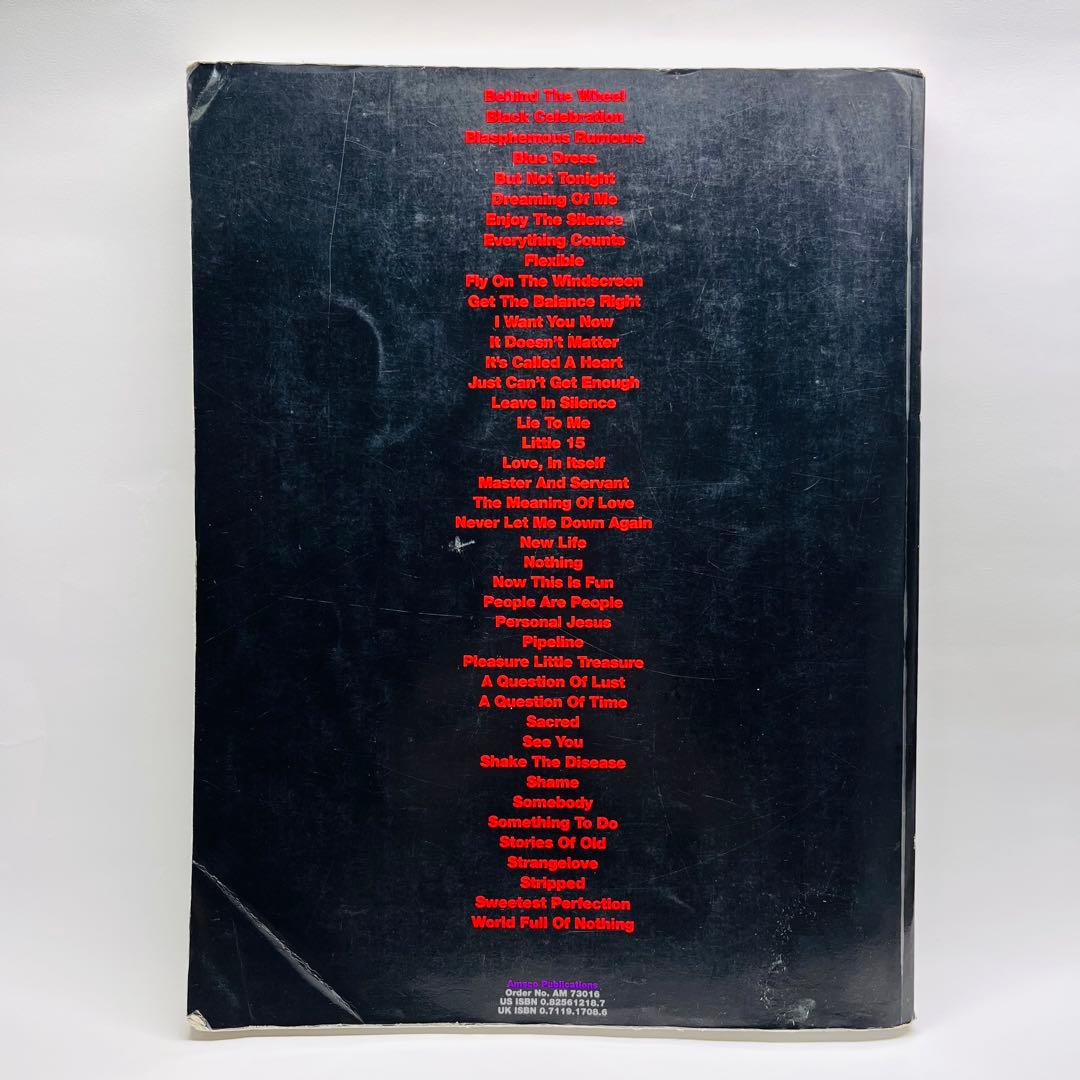 デペッシュ　モード　アンソロジー　Depeche Mode 洋書　英語版　楽譜