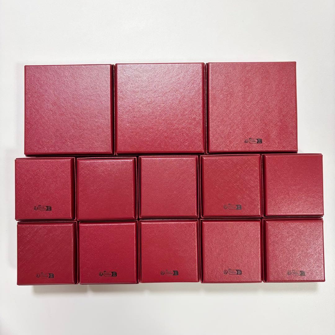 カルティエ　ネックレス　リングケース　空箱　現行品　13個