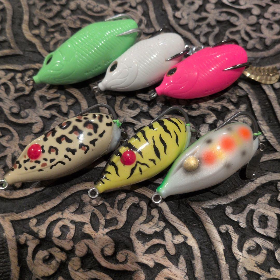 雷魚フロッグ　コヨーテJr　シャフロッグ他　未使用