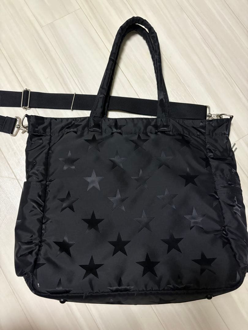 PORTER フラッグ 2WAYトートバッグ　星柄