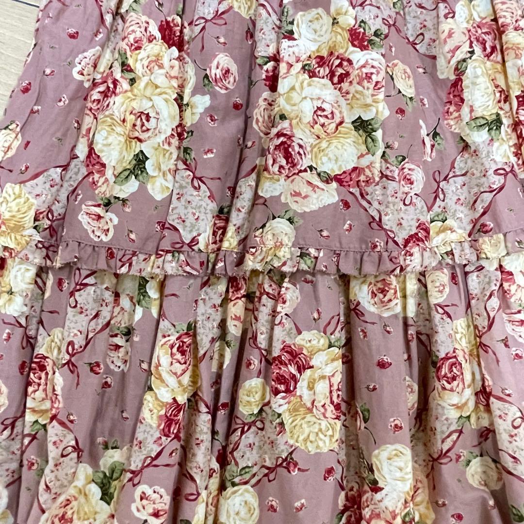 最終値下げ　ピンクハウス　花柄　セットアップ　ロングワンピース
