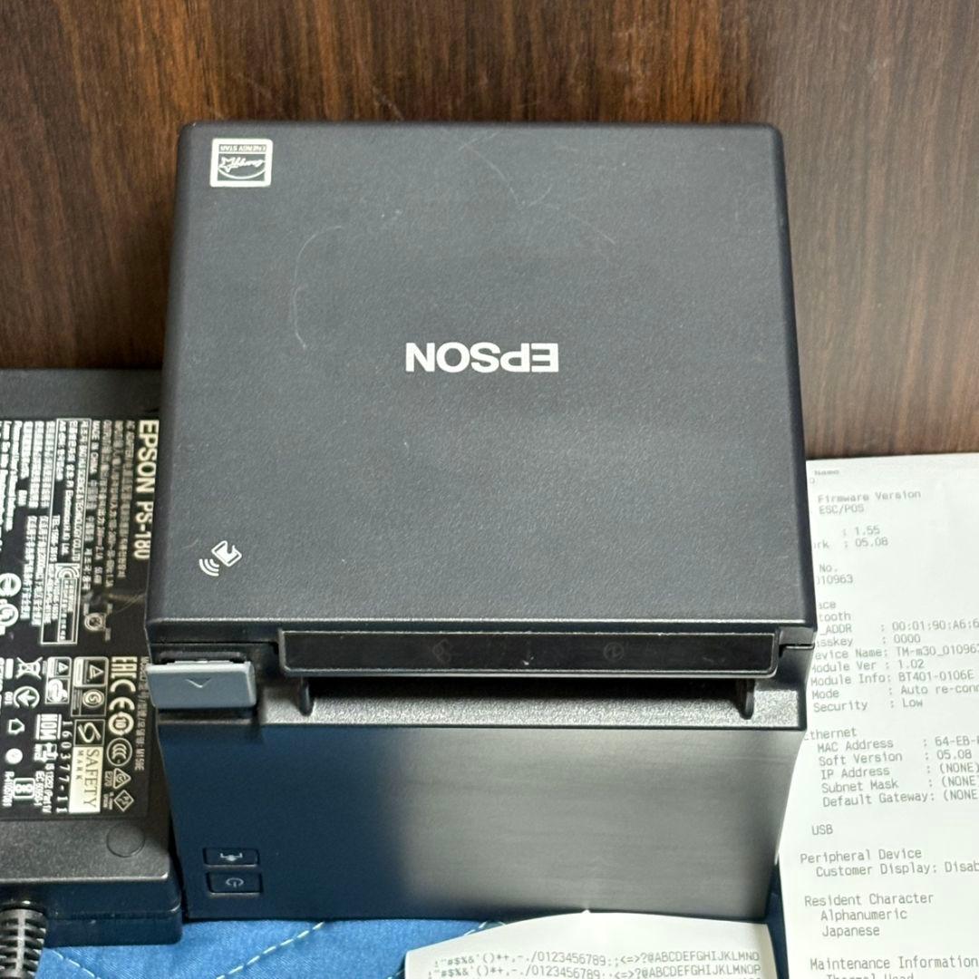 EPSON TM-m30 M335B レシートプリンター Bluetooth ❽
