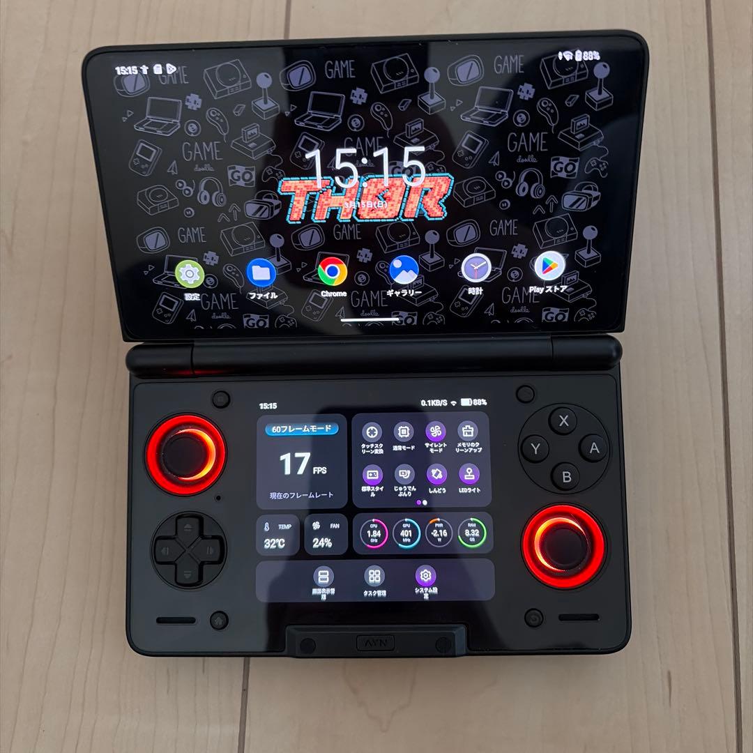 AYN Thor proモデル ブラック 12GB +256GB