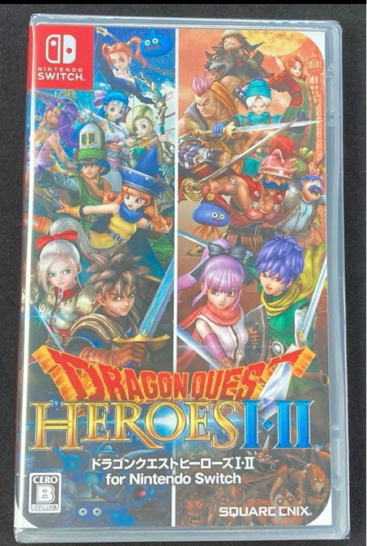 【新品❤️未使用】任天堂スイッチドラゴンクエストヒーローズ1・2メンズ無双ドラクエ