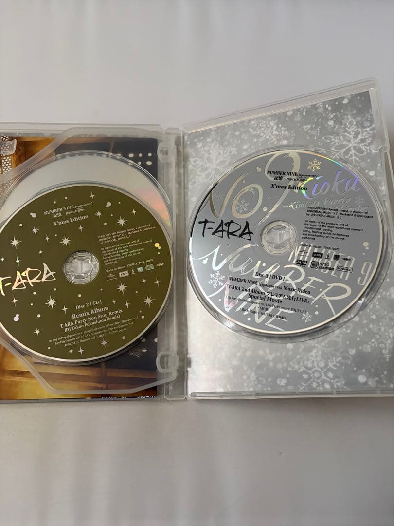 K-POP・アジア T-ARA NUMBER NINE X'mas Edition 2CD+DVD