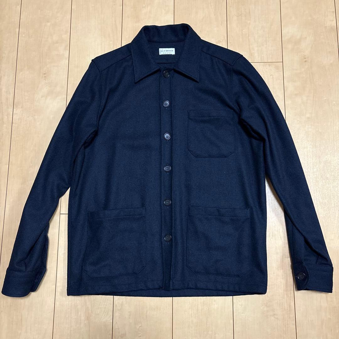 【美品】GUY ROVER / BEAMS 別注　カバーオールジャケット　紺　M