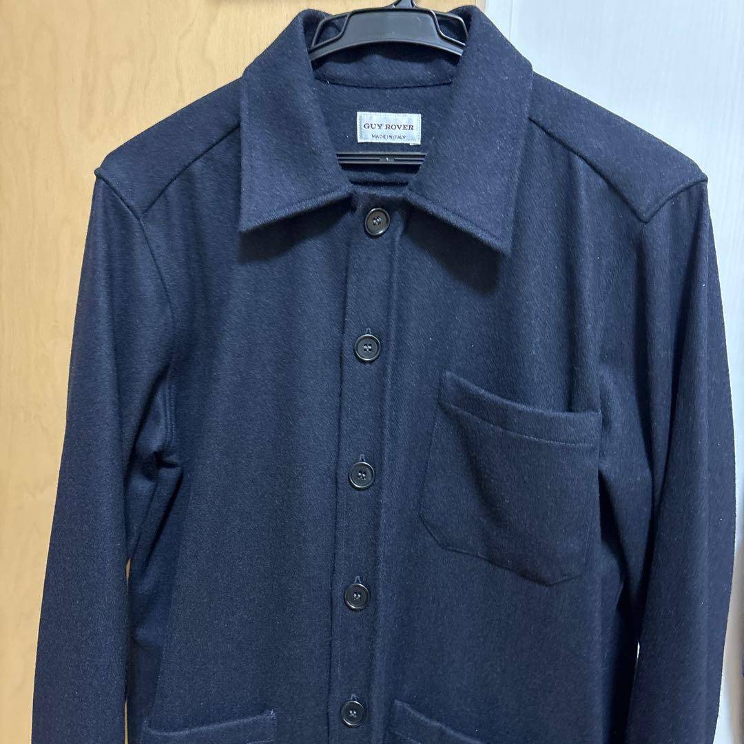 【美品】GUY ROVER / BEAMS 別注　カバーオールジャケット　紺　M
