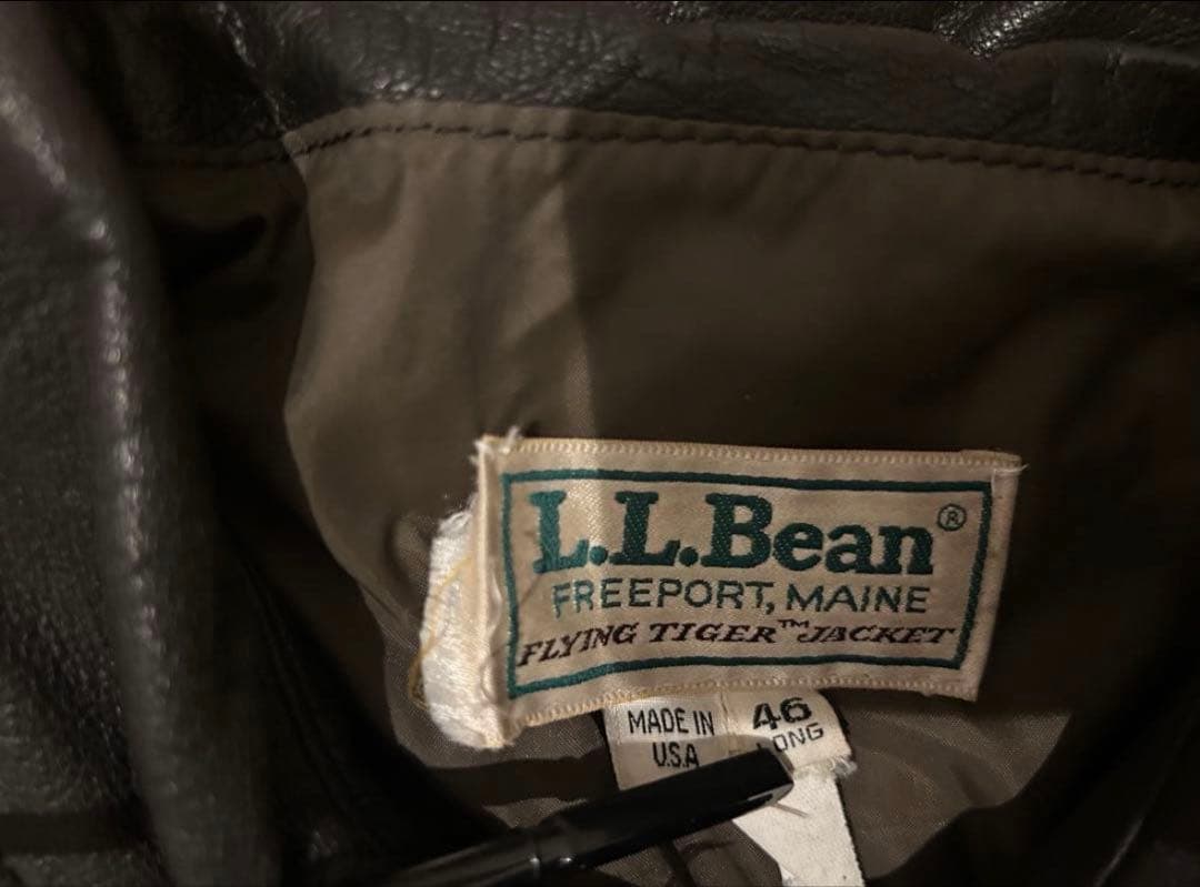 L.L.Bean A-2フライトレザージャケット USA製　70s 80s