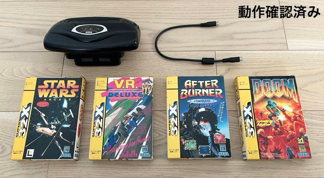 SEGA スーパー32X 本体 + ゲームソフト4本セット