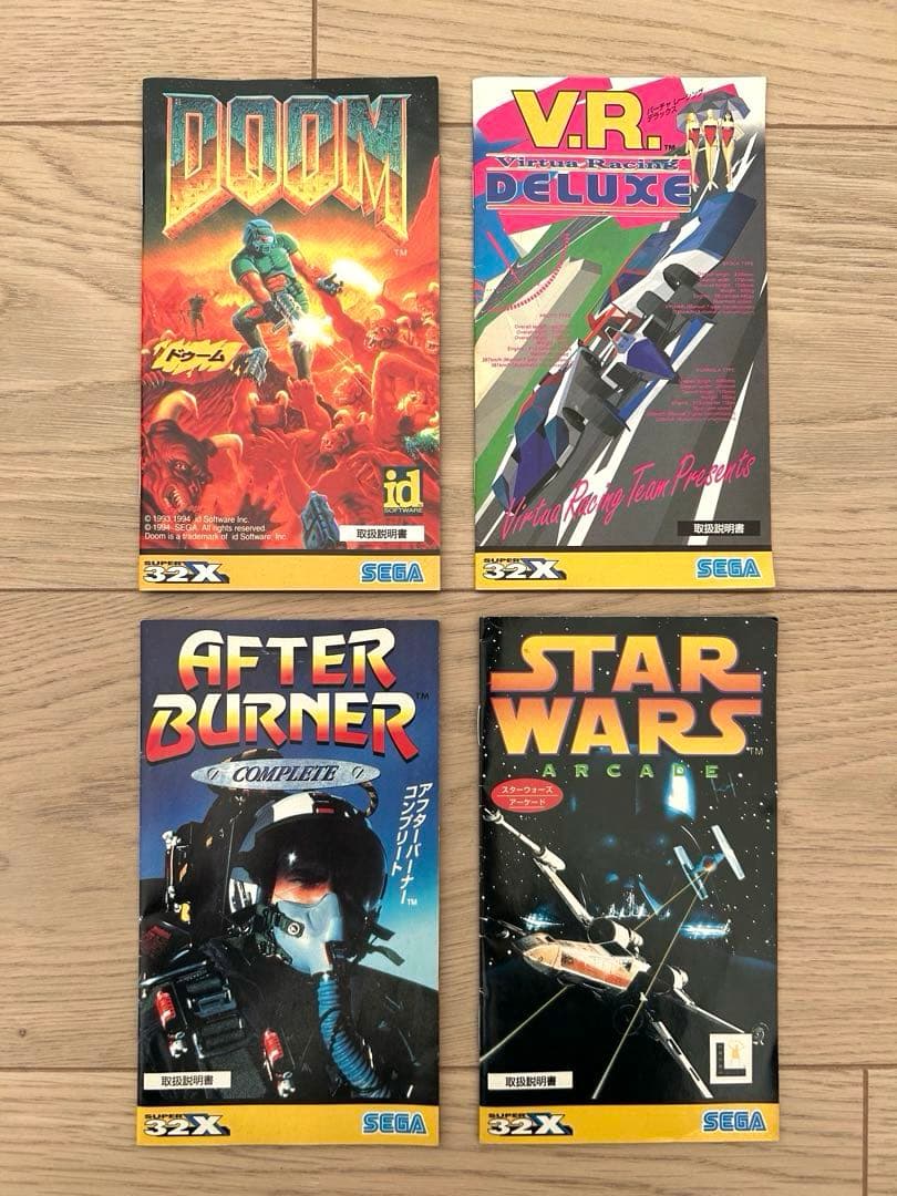 SEGA スーパー32X 本体 + ゲームソフト4本セット