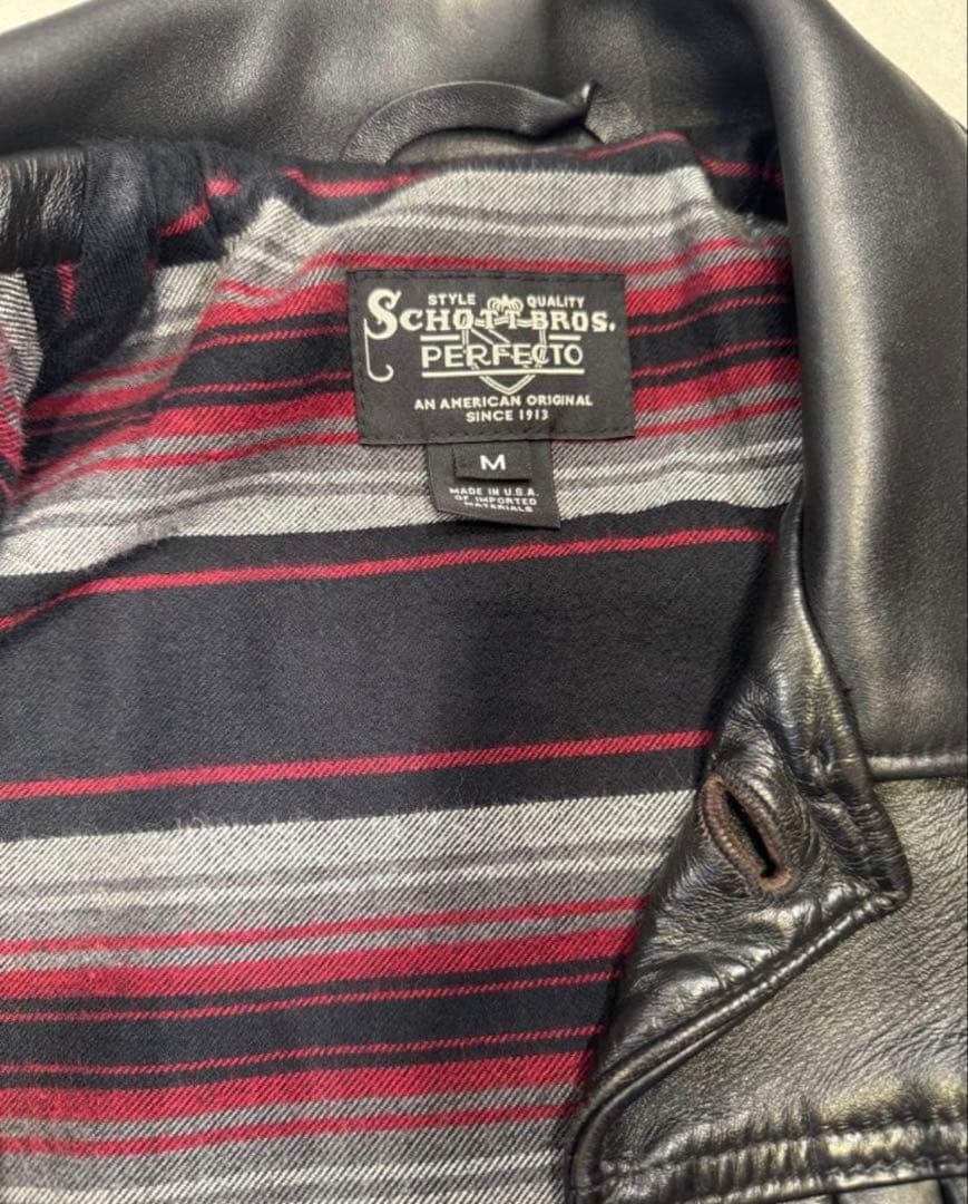 Schott レザージャケット　ジージャンタイプ　特別値下げ