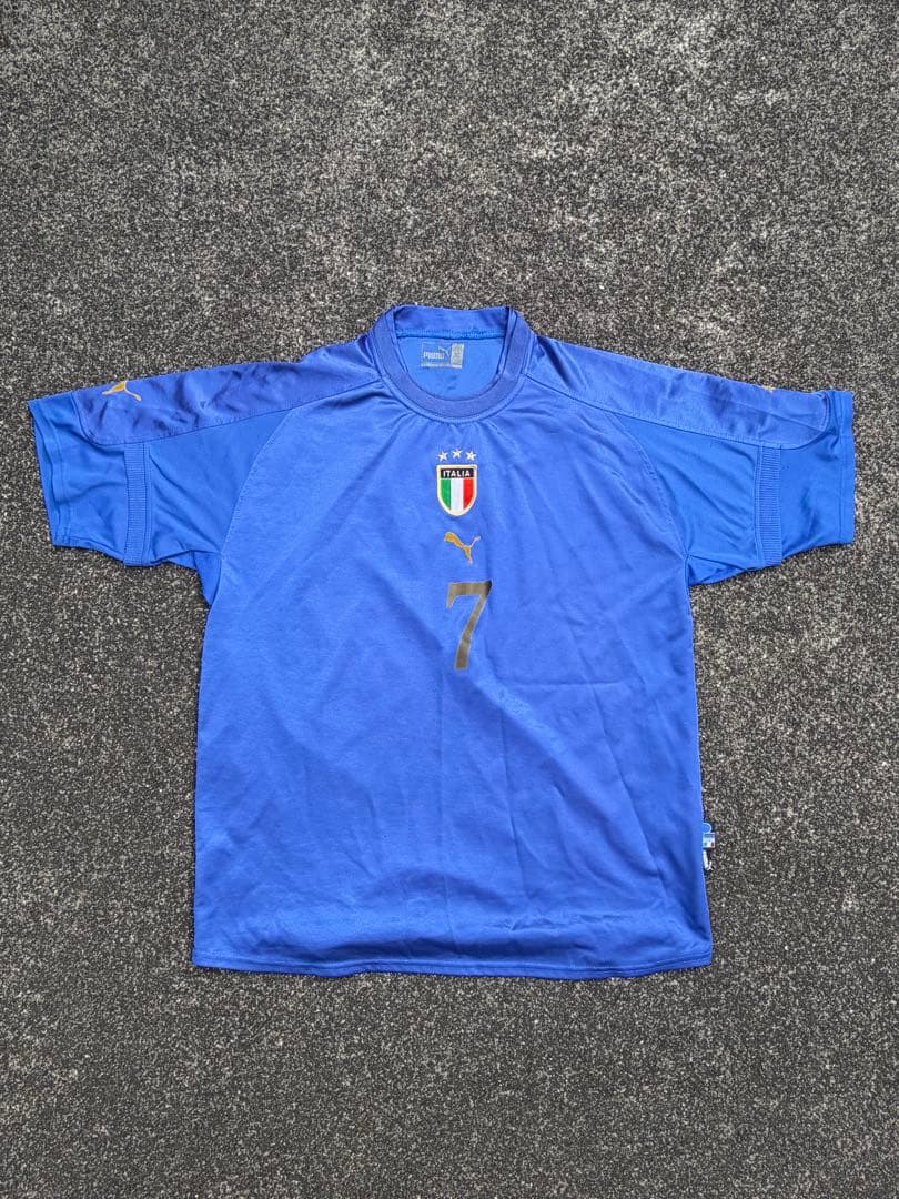 美品イタリア代表ロベルト・バッジョ2004イタリア代表引退試合記念試合ユニホーム