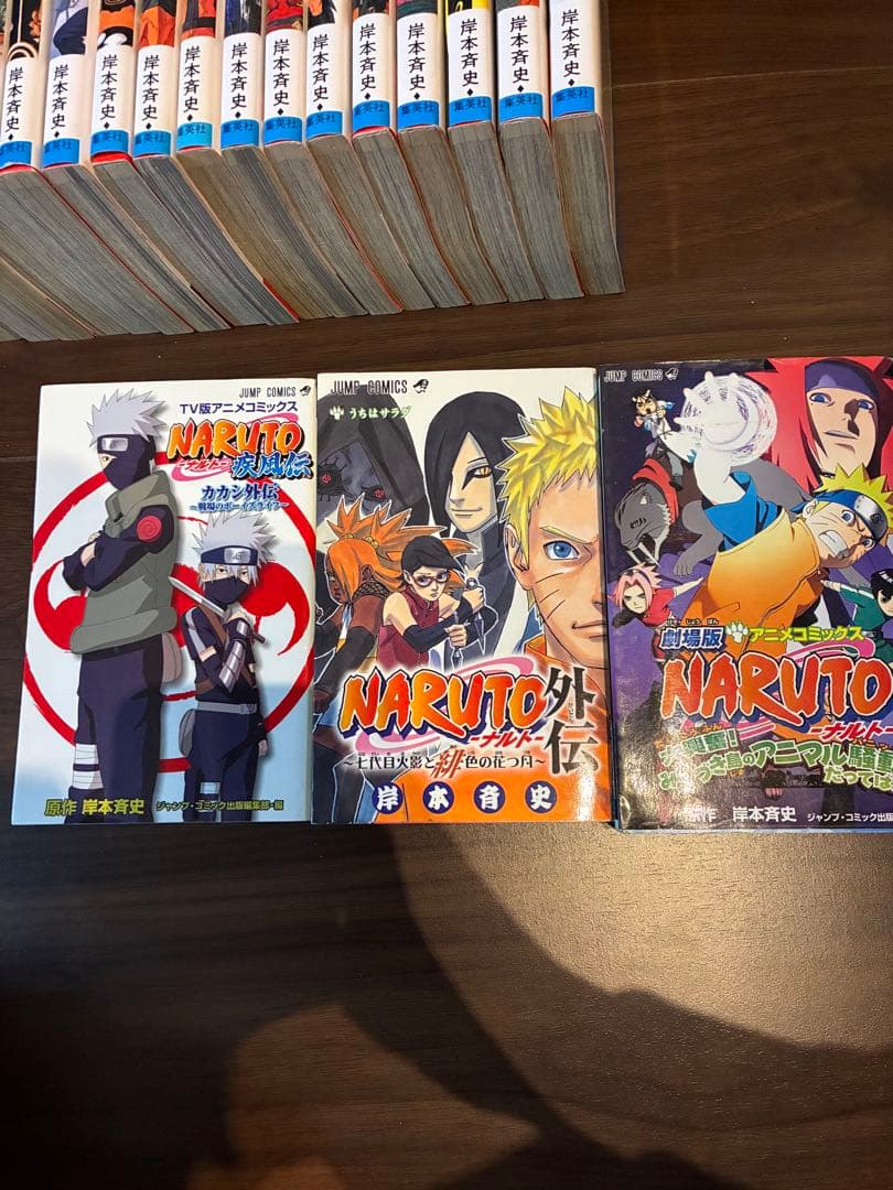 ナルト全巻セット　外伝2冊、劇場版アニメ付き
