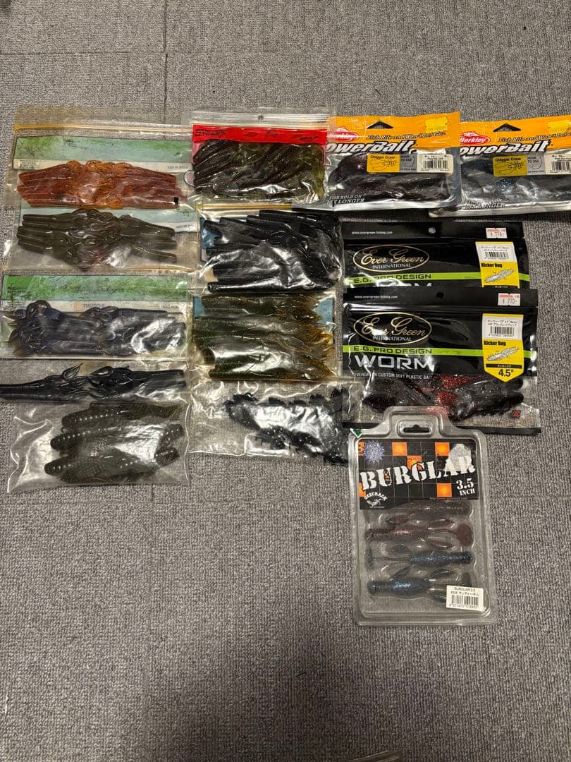 ソフトルアー ワーム まとめ売り バス釣り