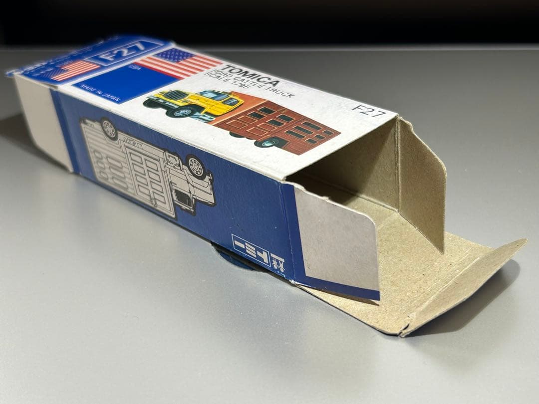 トミカ　F27-2-1　フォード キャトルトラック　日本製青箱