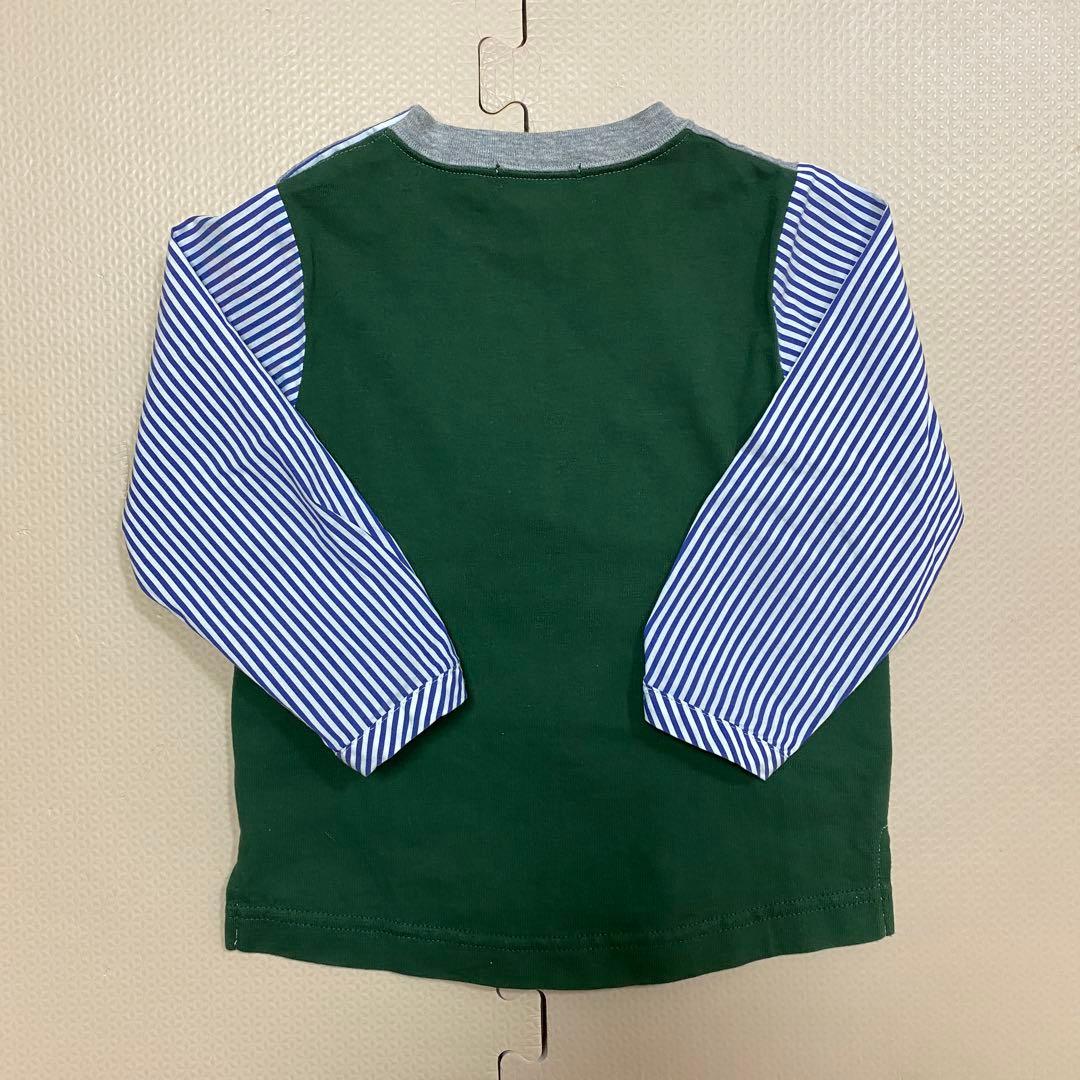 familiar ファミリア　長袖Tシャツ　飛行機　90