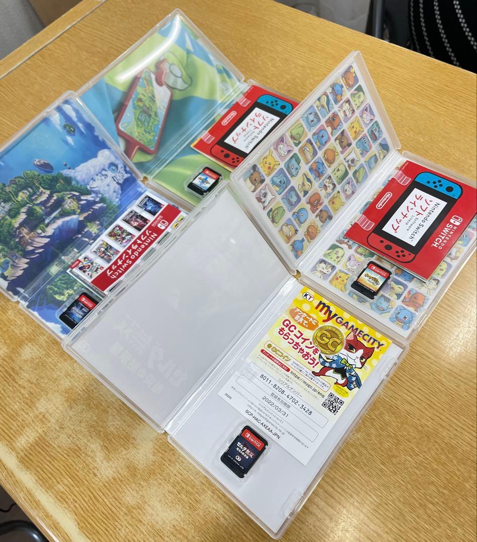 ポケモン、ゼルダ無双厄災の黙示録Switch スイッチソフト4本セット