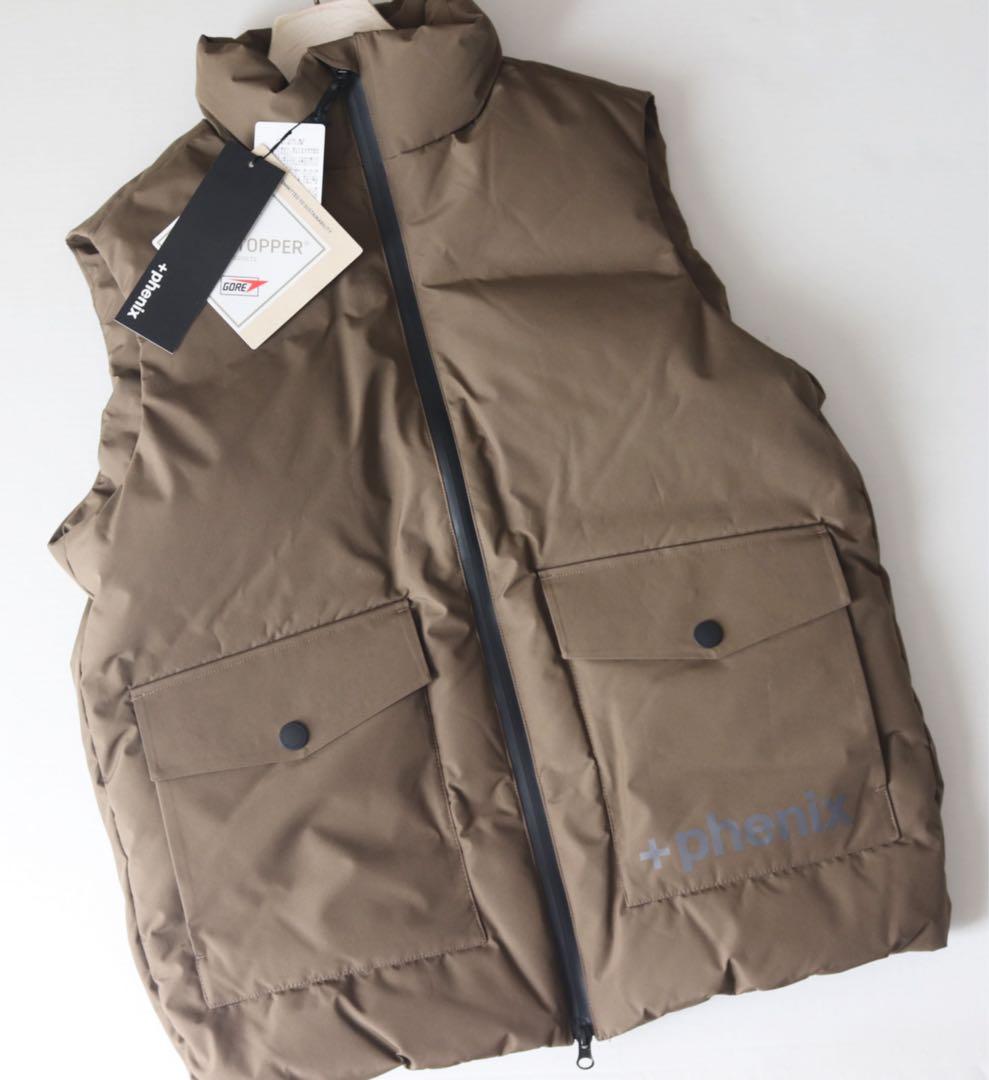 新品【プラスフェニックス】ダウンベスト GORE-TEXゴアテックス XL