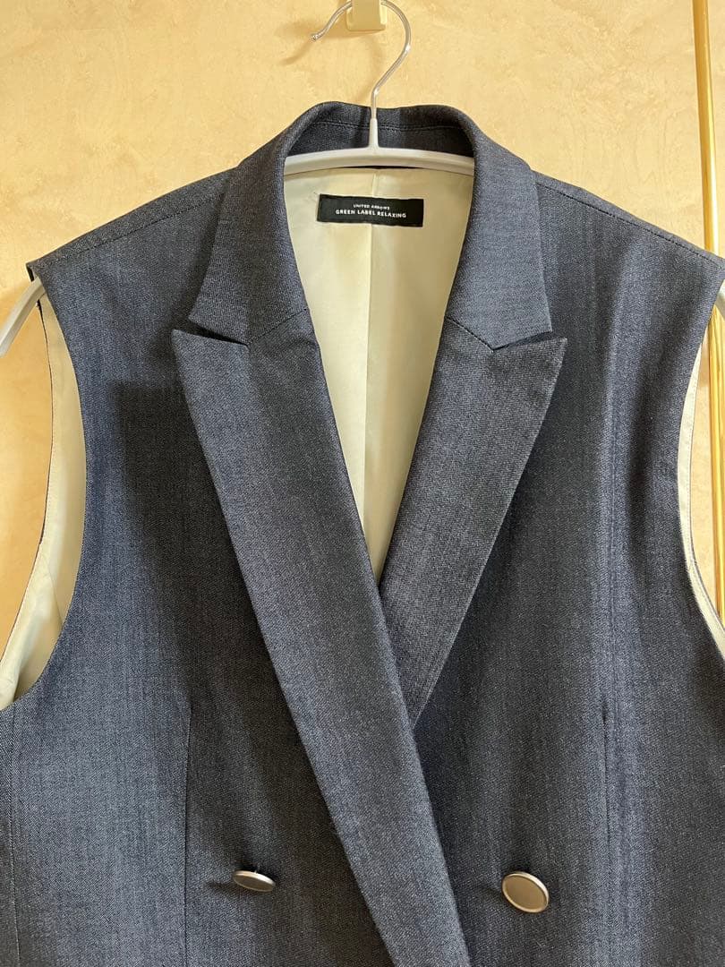 【最終価格】【美品】green label relaxing テーラードジレ