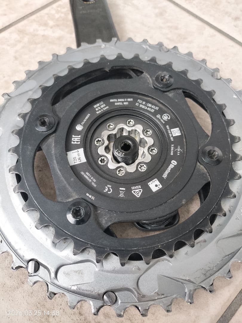 SRAM FORCE 170mm クランク パワメ付