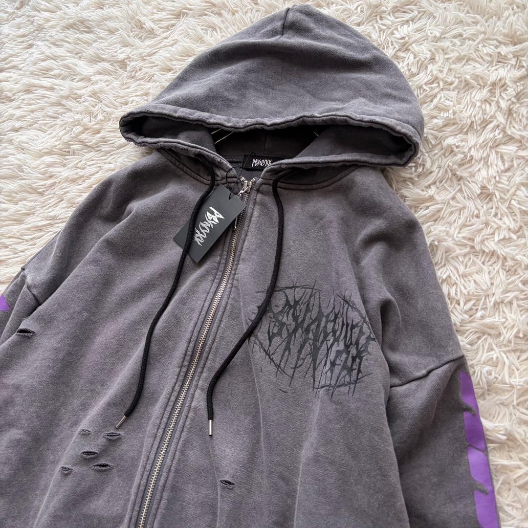 【専用✨新品タグ付】PSYNYXX ゆせまる コラボパーカー グレー 地雷系