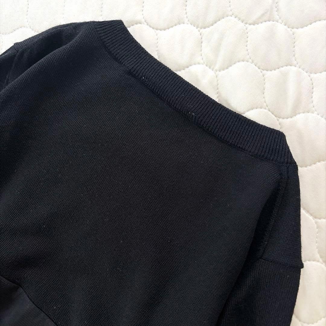 【美品】定価3.3万✴︎BEARDSLEY ニットチュールマルワンピース　ブラック