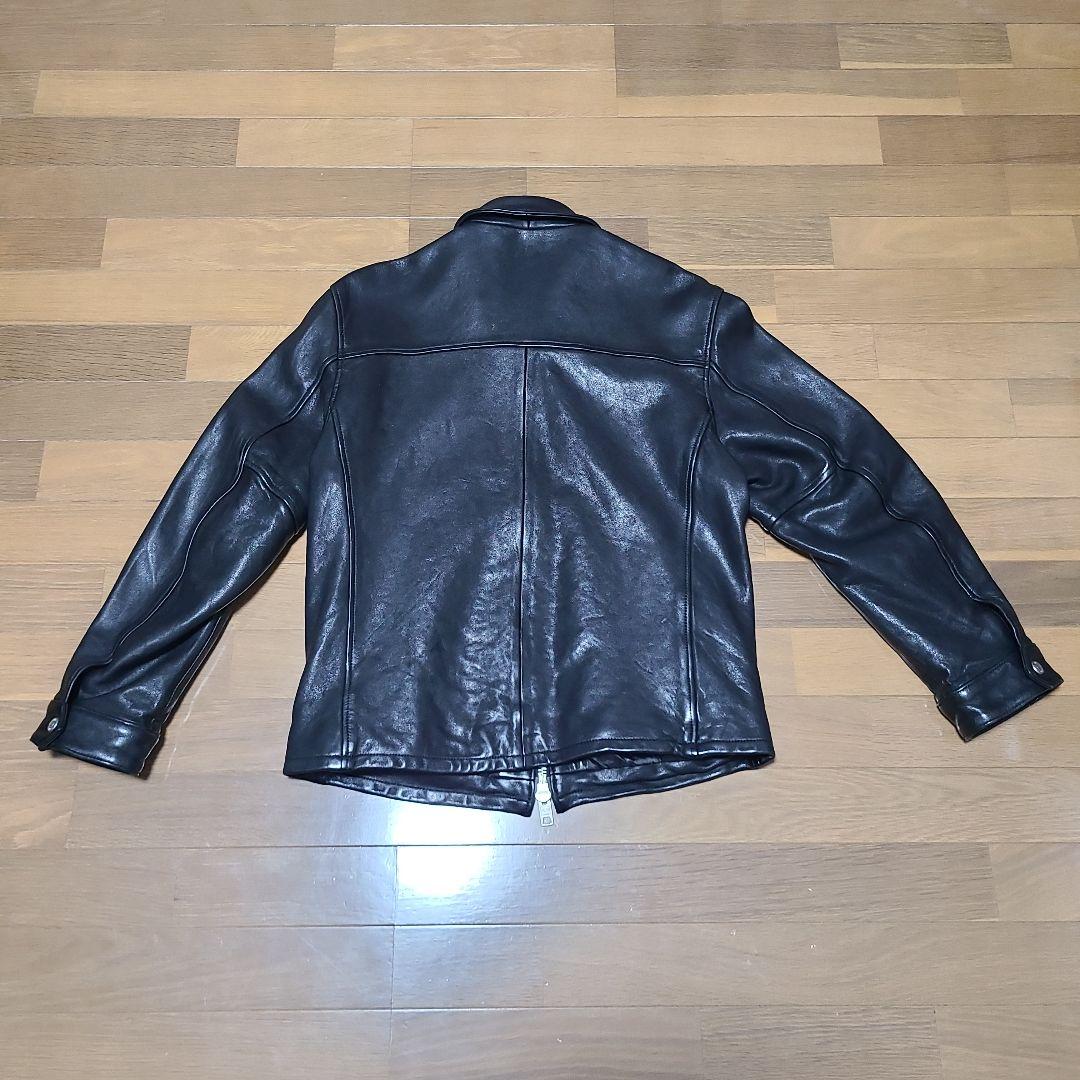 Schott 黒 レザーライダースジャケットフリークスストア別注
