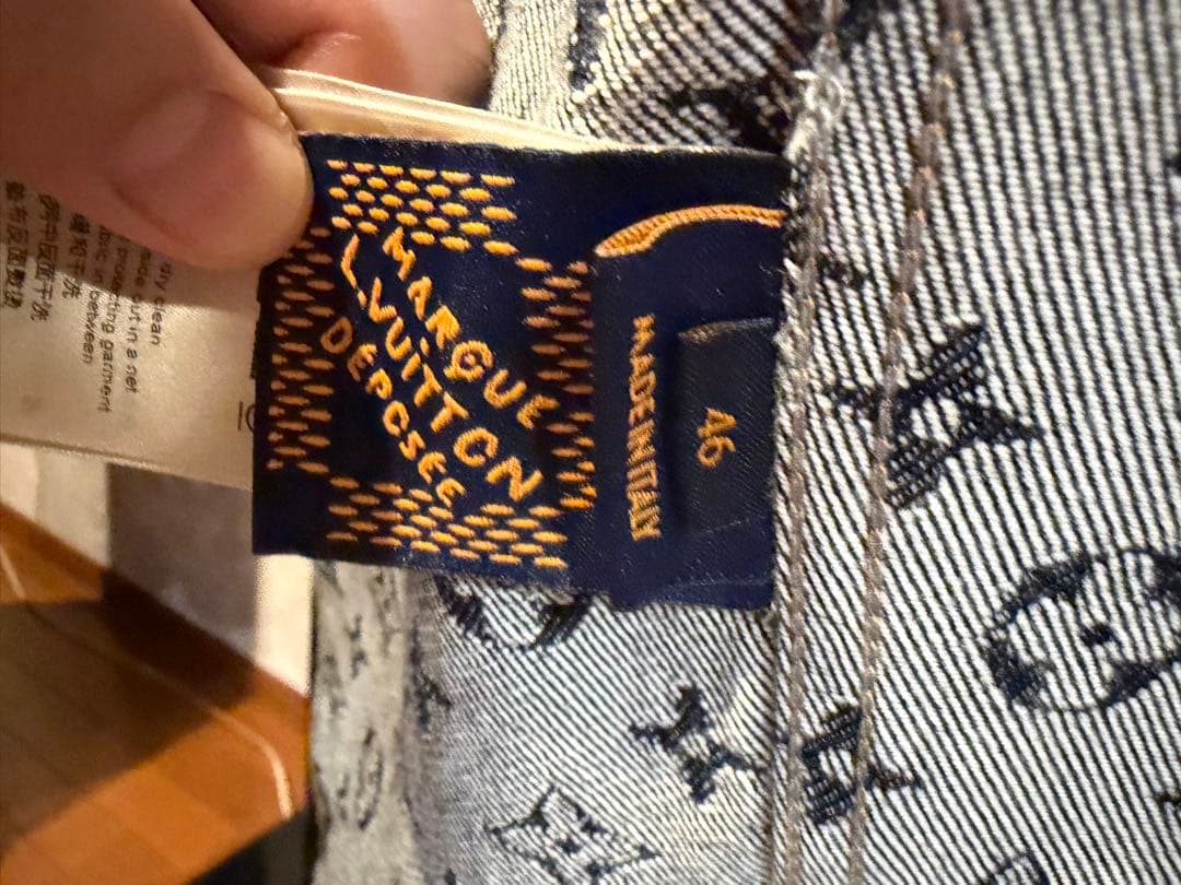 極美品 LV デニム ジャケット ルイヴィトン