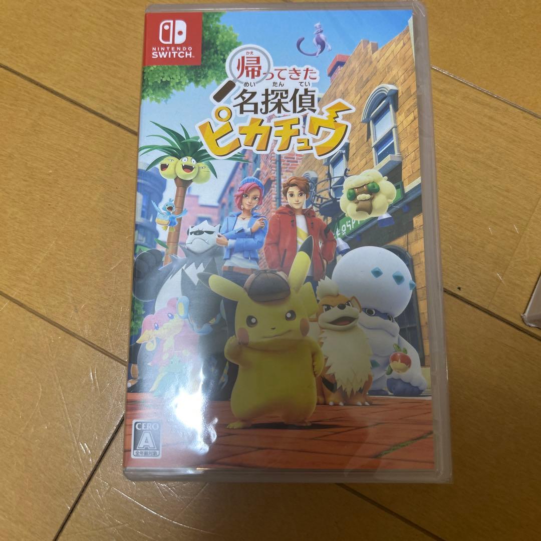 【新品未開封】帰ってきた名探偵ピカチュウ カード・フィギュア付　ポケモンカード