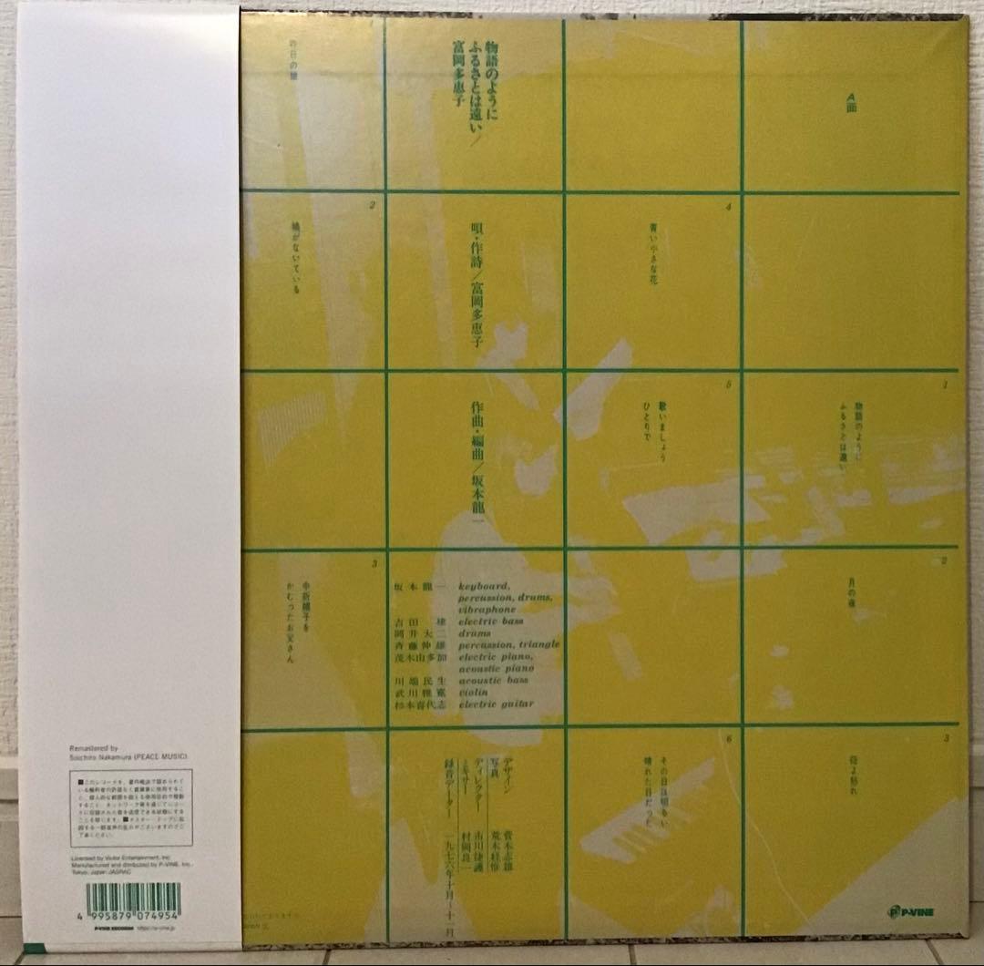 【新品LP】富岡多惠子「物語のようにふるさとは遠い」