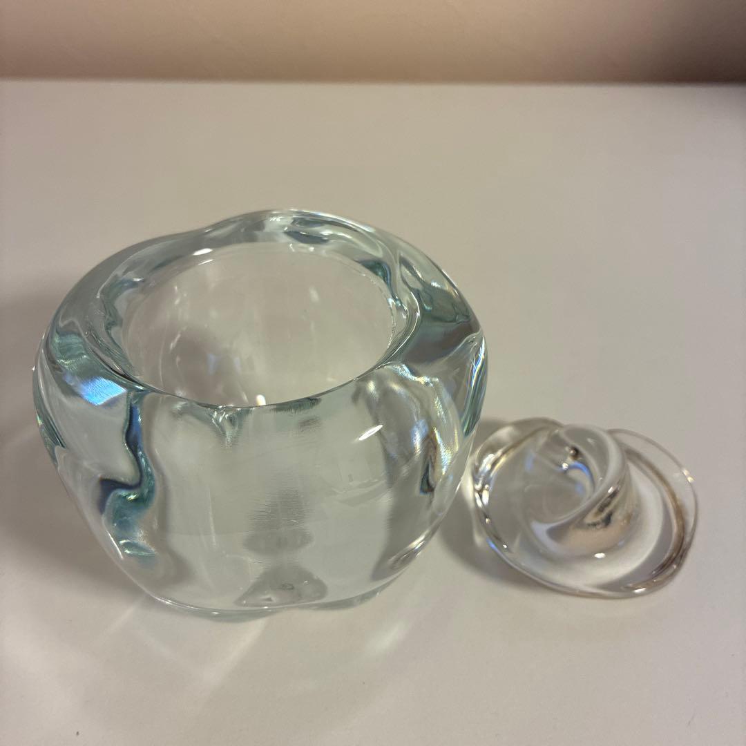 新品 Tiffany & Co. ガラス製 リンゴ型 ペーパーウェイト 置物