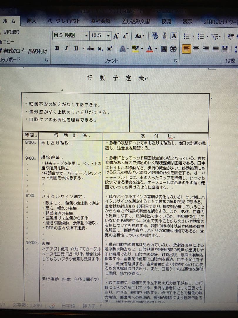 らる様 看護学生 看護学校 看護実習 手順書 関連図 看護計画 アセスメント