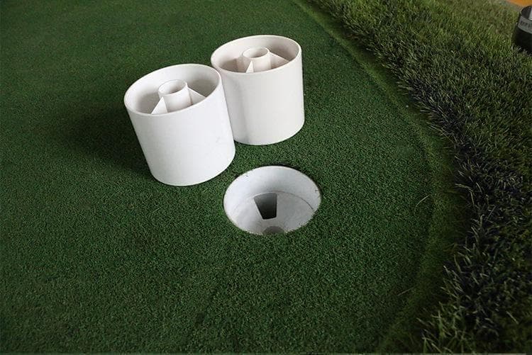 ゴルフ ホールカップ 練習用 セット USGA規格 10.8cm パター 蓋付
